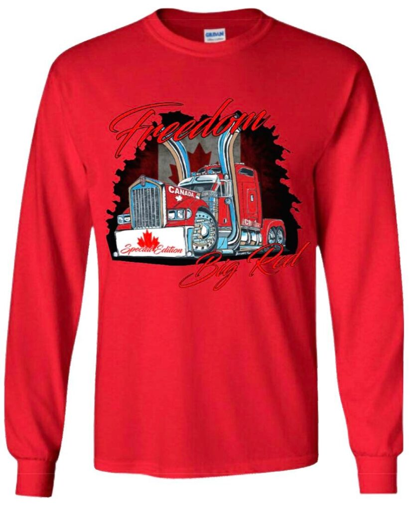 Merch Red Writing Big Red ~ Long Sleeve Shirt – Big Red Merch